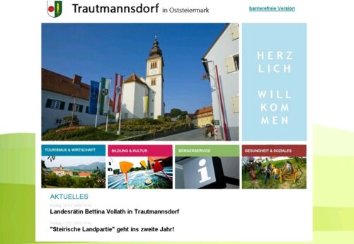 Gemeindewebsite Trautmannsdorf