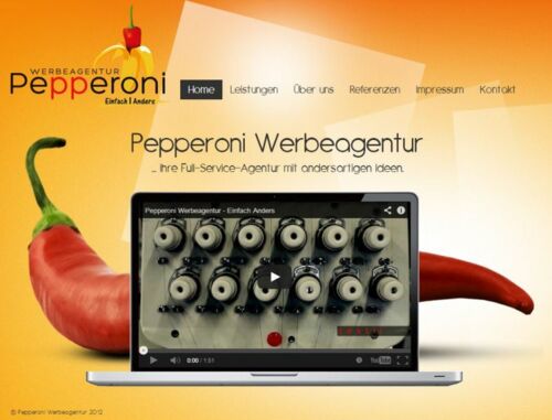 Website Werbeagentur Pepperoni